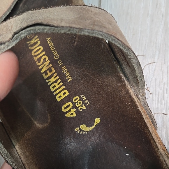 Birkenstock Women's Loop Toe Mayari Sandals Flats Shoes Sz 40/9 Narrow - Picture 12 of 12